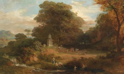 Greek Ideal Landscape by Friedrich von Amerling